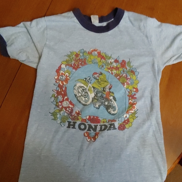 Vintage Honda Motorcycle Shirt Womens 